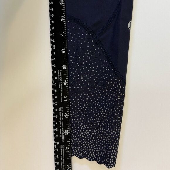 Lululemon Tight Stuff II 25" Leggings Navy Size 4 Yoga Running Womens - Picture 6 of 7